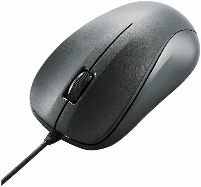 ○ELECOM エレコム USB マウス 有線 Mサイズ 3ボタン 光学式 ブラック ROHS指令準拠 M-K6URBK/RS 新品