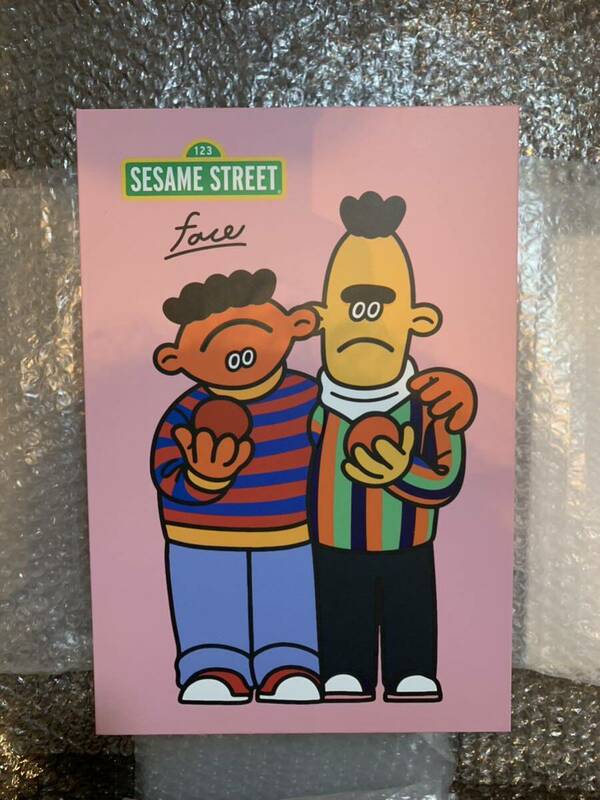 face sesame street bert ernie セサミストリート　バート　限定品　フィギュア　ソフビ