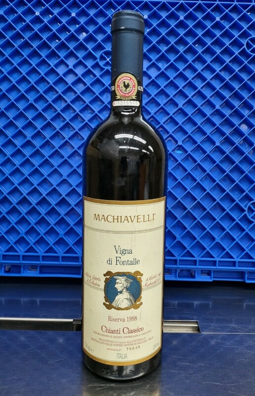 Machiavelli Fontalle マキャヴェッリ フォンタッレ 1998 750ml 13％ 古酒 未開栓