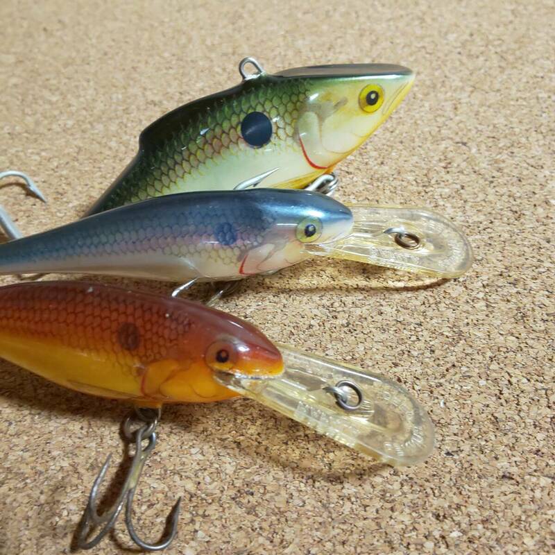 ラパラ(Rapala) シャッドラップ ミノー 3点セット (ラトリン×1、ディープランナー×2)