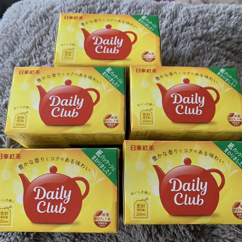 三井農林 日東紅茶 デイリークラブ ティーバッグ 2g 5箱分　100袋