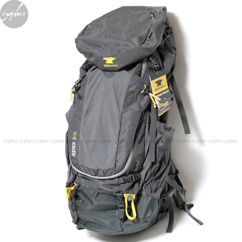 新品 MOUNTAIN SMITH APEX 80 バックパック ANVIL GREY マウンテンスミス リュック サック バッグ グレー アウトドア キャンプ 登山