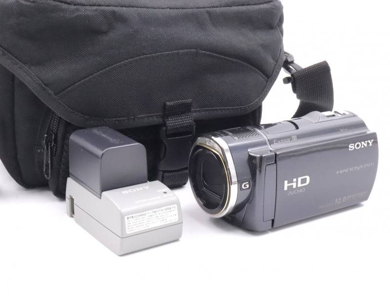 【ト長】SONY ソニー デジタルビデオカメラ ハンディカム HDR-CX520V ビデオカメラ 2009年製 バッテリー 充電器 ケース付き IR651IOB01