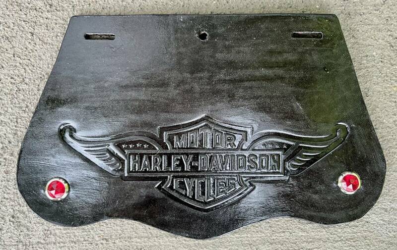 Harley-DavidsonハーレーダビッドソンMudGuardマッドガード泥よけ赤ジュエル30s40s50s60sビンテージVintageパンナックルサイドバルブ① 