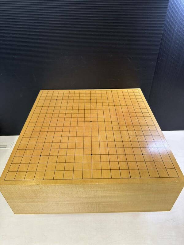 〇 囲碁 囲碁盤 碁盤 木製 厚み 約14cm 脚付