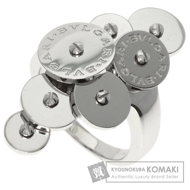 BVLGARI ブルガリ チクラディ リング・指輪 K18ホワイトゴールド レディース 中古