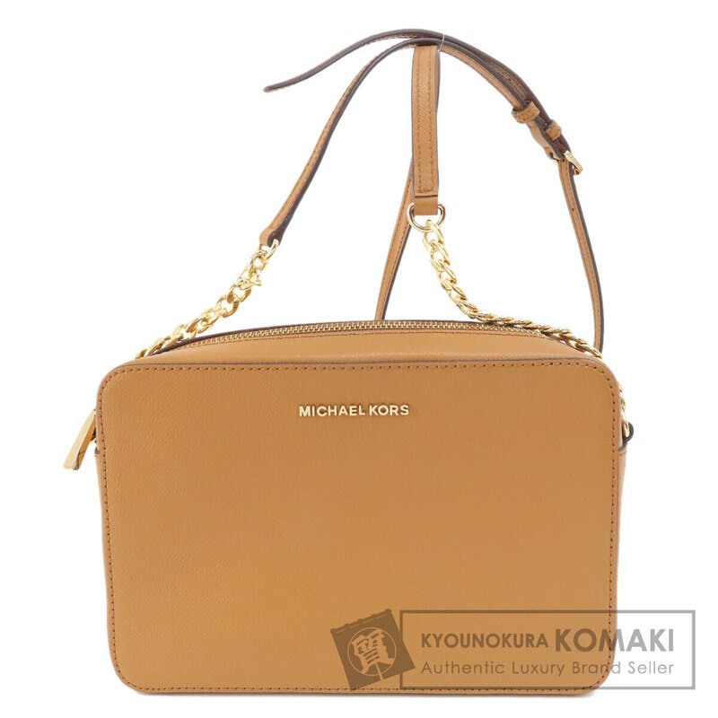 Michael Kors マイケルコース ロゴ ショルダーバッグ レザー レディース 中古