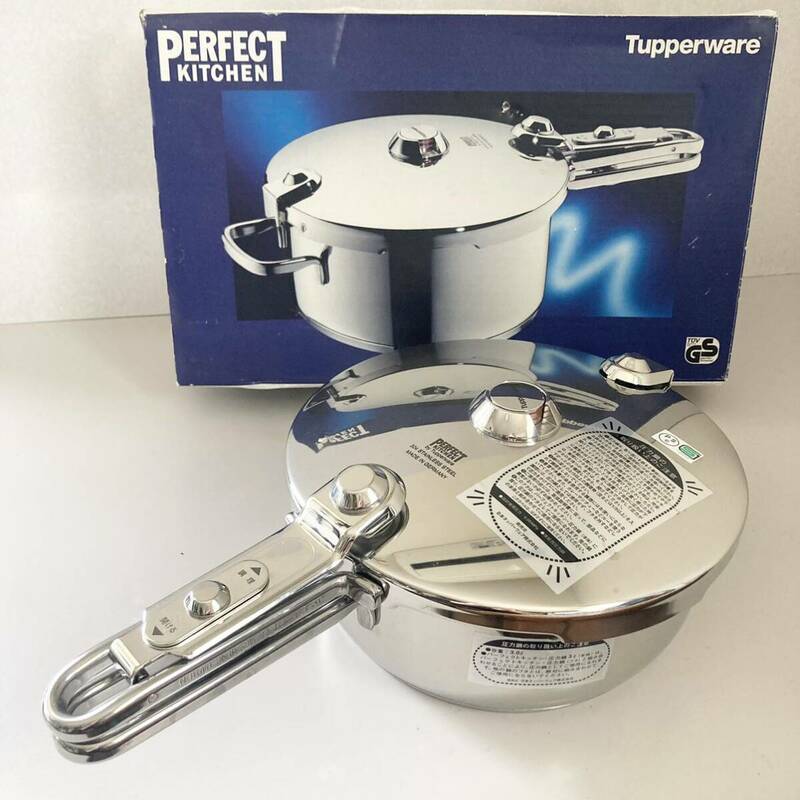 未使用 Tupperware Perfect Kitchen タッパーウェア パーフェクトキッチン 圧力鍋 3リットル