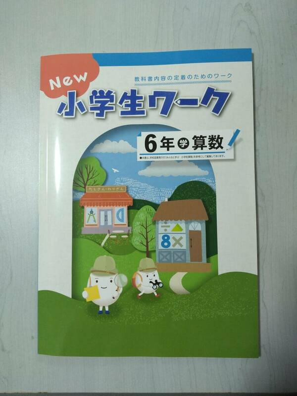 改訂 6年算数 学校図書 NEW 小学生ワーク 塾教材 新品解答解説付き 在庫あり