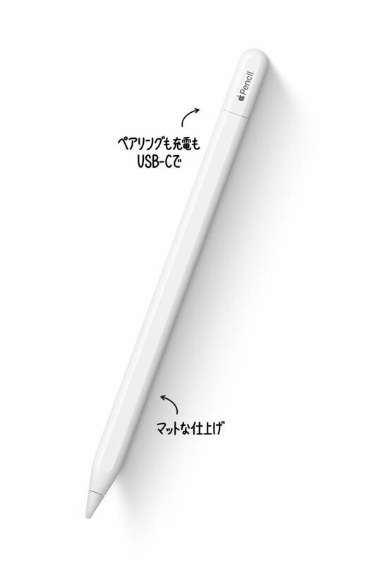 アップルペンシル Apple iPad ペン Pencil タッチペン USB充電式 超高感度 極細 傾き感知 