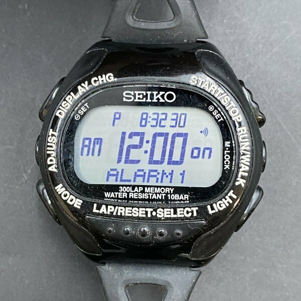 G0417N18 可動 SEIKO/セイコー スーパーランナーズEX S670-00A0 クォーツ メンズ腕時計 デジタル
