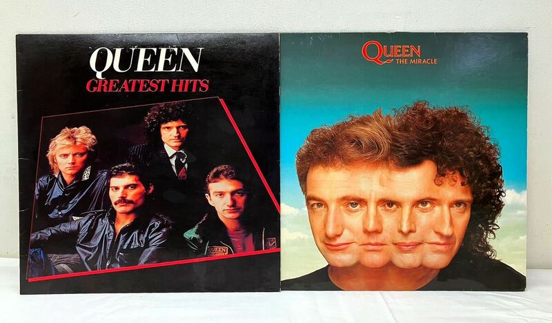 AC116404▲QUEEN/クイーン LPレコード 2点セット GREATEST HITS/THE MIRACLE
