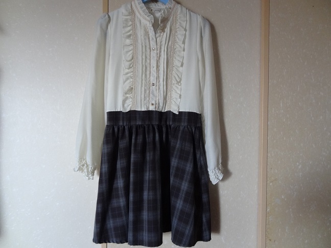 ▲axes femme アクシーズファム切り替えワンピース▲