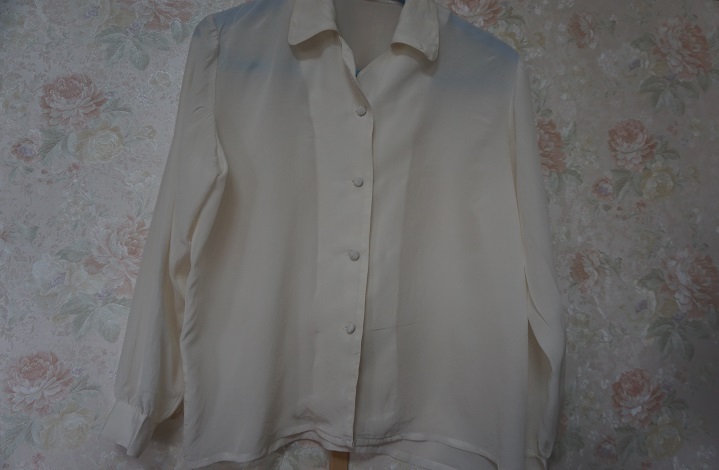 ▲ arpa filo アルパ フィロシルク100%長袖シャツブラウス ▲