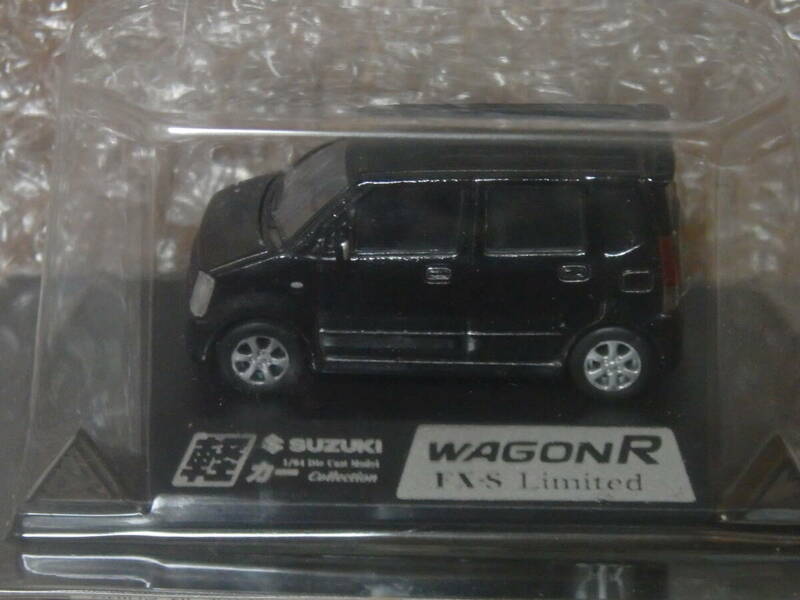 童友社 1/64 軽カーコレクション WAGON R ワゴン R FX-S Limited (ブルーイッシュブラックパールⅢ) ブリスター未開封品