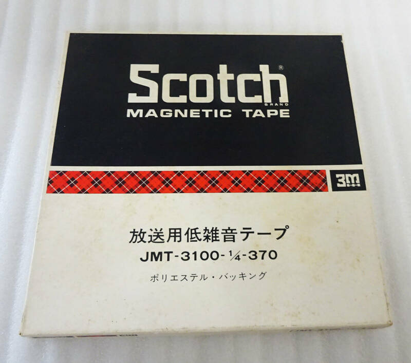◆ SCOTCH オープンリールテープ JMT-3100 1/4-370 magnetic tape 放送用低雑音テープ ◆510円で発送可能◆