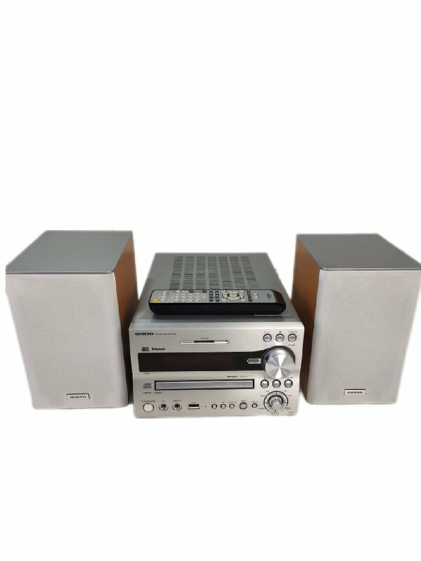 ５　ONKYO　オンキョー CD/SD/USBレシーバーシステム　NFR-7＋スピーカー/DU-1 CDコンポセット リモコン2014年製 　　