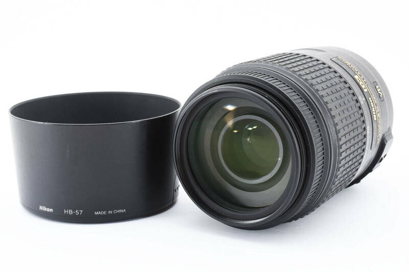 ★良品★ニコン Nikon AF-S DX NIKKOR 55-300mm F4.5-5.6 G ED VR ★フード付属★ L1000#1379