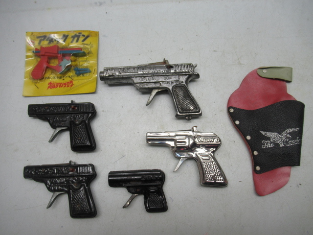 43342 古い 当時物 玩具 トイ ガン ミニ ピストル 銃 おもちゃ ビンテージ アタック 