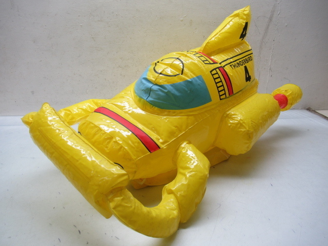 43523 古い 当時物 おもちゃ レア サンダーバード 空気 ビニール 玩具 空ビ ビンテージ 4号 ソフビ 人形 