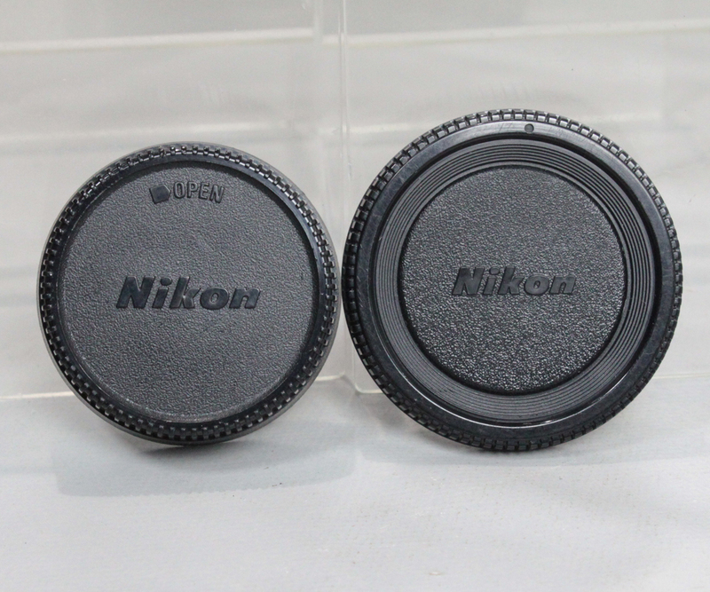 032233 【美品 ニコン】 Nikon BF-1 ボディキャップ ＆ LF-1 レンズリアキャップ