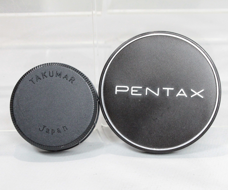 032845 【良品 ペンタックス】 PENTAX TAKUMAR M42 レンズリアキャップ＆内径60mm(フィルター径 58mm) かぶせ式メタルキャップ