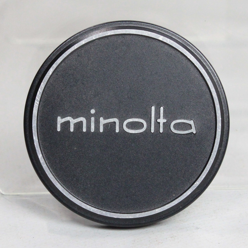 031694 【良品 ミノルタ】 minolta 内径 54mm (フィルター径 52mm)かぶせ式 メタルレンズキャップ