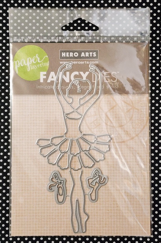 新品☆バレリーナ HERO ARTS カッティング ダイ バレエ 発表会 Paper Layering Ballerina DI378 