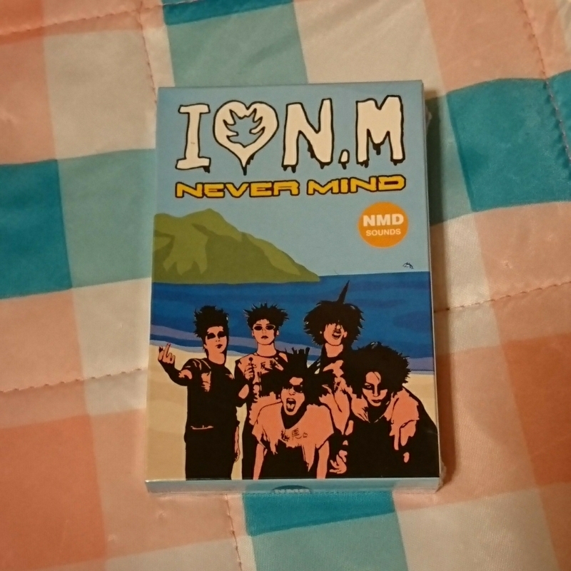NEVER MIND 1stアルバム「I love N.M.」 GLAY 覆面バンド　ネバマイ　レアカセットテープ　新品未開封　2
