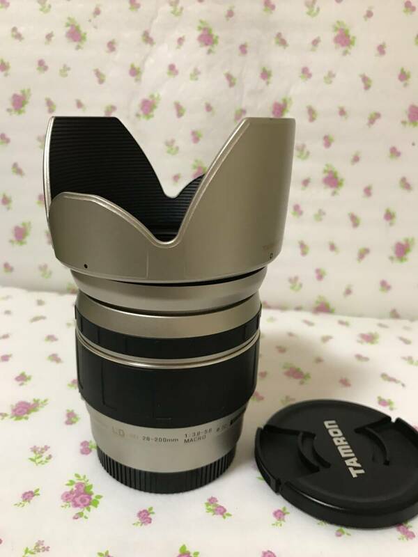 CANON TAMRON 28−200mm f3・8−5・6 LD マクロ　花型フード付