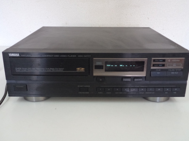 ヤマハ　YAMAHA　NATURAL SOUND　CDV-M777　COMPACT DISK VIDEO PLAYER　ジャンク