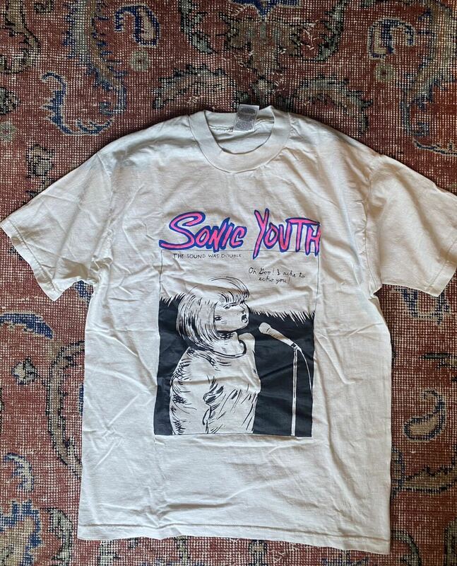 【極上品】vintage sonic youth tシャツ 90s ヴィンテージ　カートコバーン　ソニックユース　野村