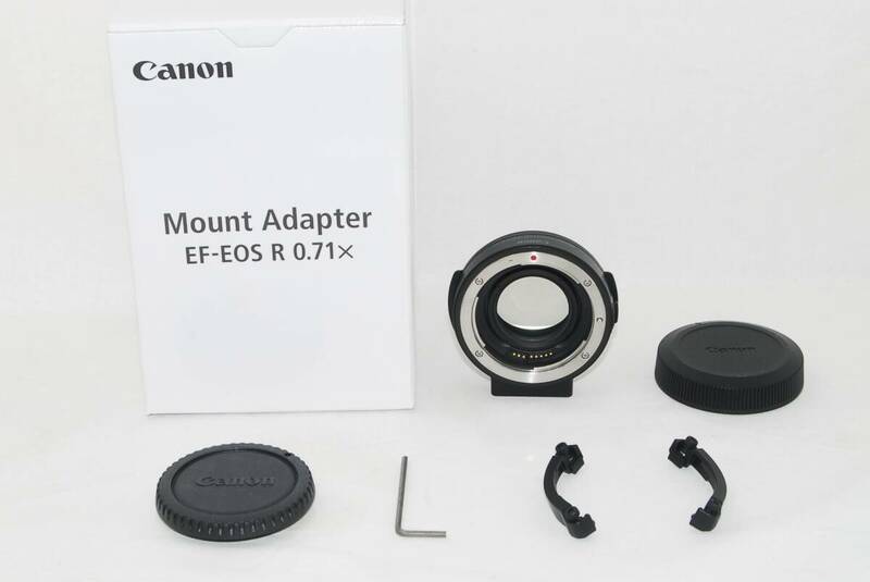 ★極美品★CANON キャノン EF-EOS R 0.71x Mount Adapter マウントアダプター♪