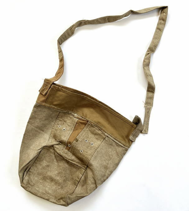 激レア 40s イギリス軍 ホースフィード キャンバス バッグ 未使用 ビンテージ 1943 英軍 デッドストック 1944 WW2