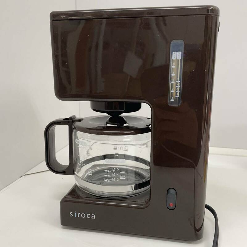【siroca シロカ】コーヒーメーカー　SCM-501　ブラウン