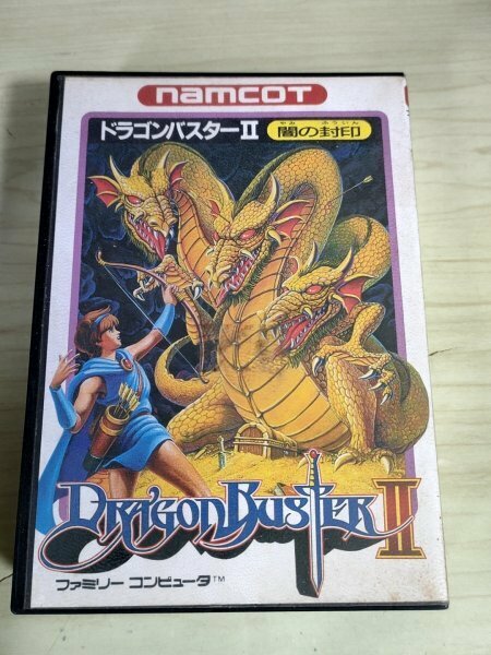 ドラゴンバスターII 闇の封印 ハードケース・取り扱い説明書付き/ファミコン/ファミリーコンピュター/FC/アクションシューティング/G327063