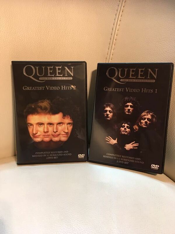 【未使用品】QUEEN クイーン、グレイテスト ビデオ ヒッツ DVD 1.2、フレディ マーキュリー FREDDIE MERCURY、ボヘミアン ラプソディー。