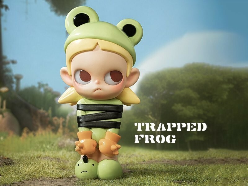 POPMART ZSIGA We're So Cute シリーズ Trapped Frog ポップマート ジィシーガ カエル フィギュア 内袋未開封