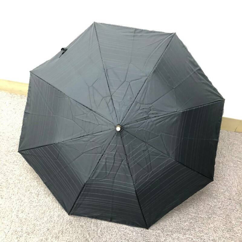 □GIVENCHY 折り畳み傘 黒 ジバンシィ 晴雨兼用 アンブレラ 雨具 日傘 複数落札同梱OK B240404-2