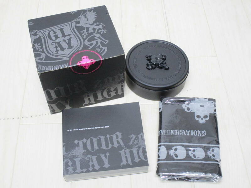 DV-833◆GLAY HIGH COMMUNICATIONS TOUR 2007～2008 HAPPY SWING LIMITED DVD CUBE BOX 中古品