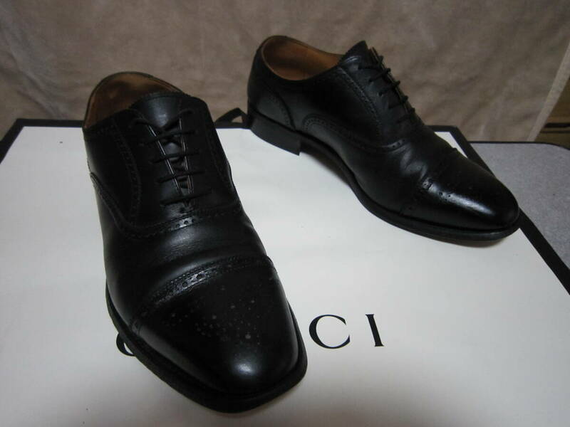 SCOTCH GRAIN 　スコッチグレイン シューズ 　３５２０　　サイズ　２４　1/2 レザー 黒 メンズ レースアップ 靴 