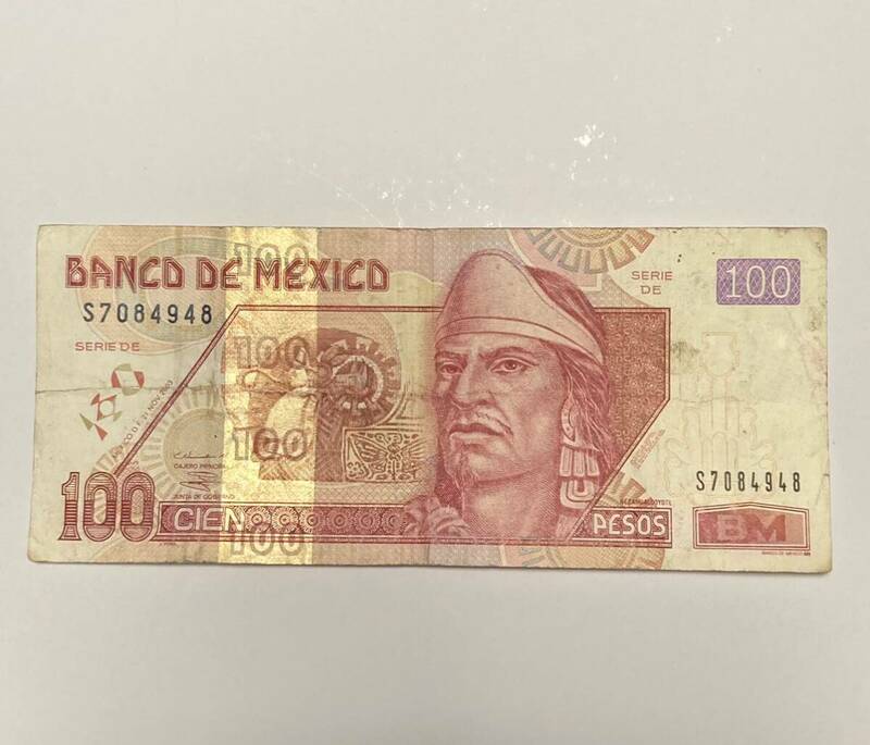 メキシコ　100ペソ　紙幣