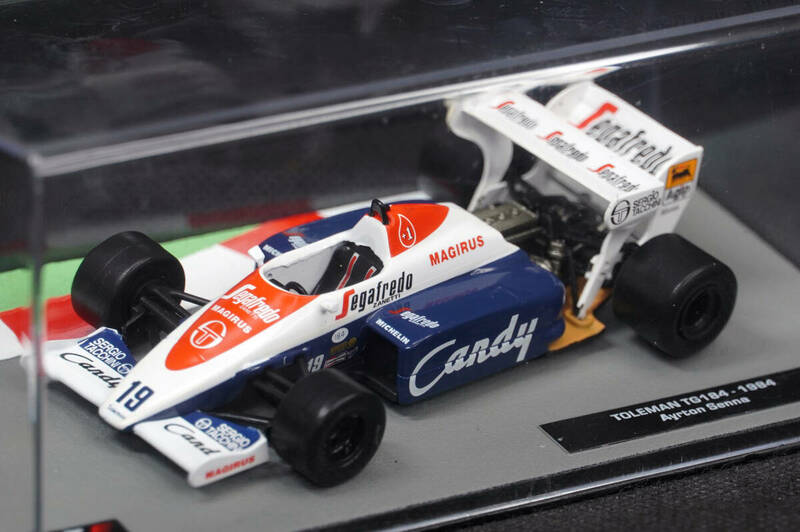 ●11　トールマンTG184　アイルトン・セナ　1984　　　F1マシンコレクション1/43デアゴスティーニ 模型のみ