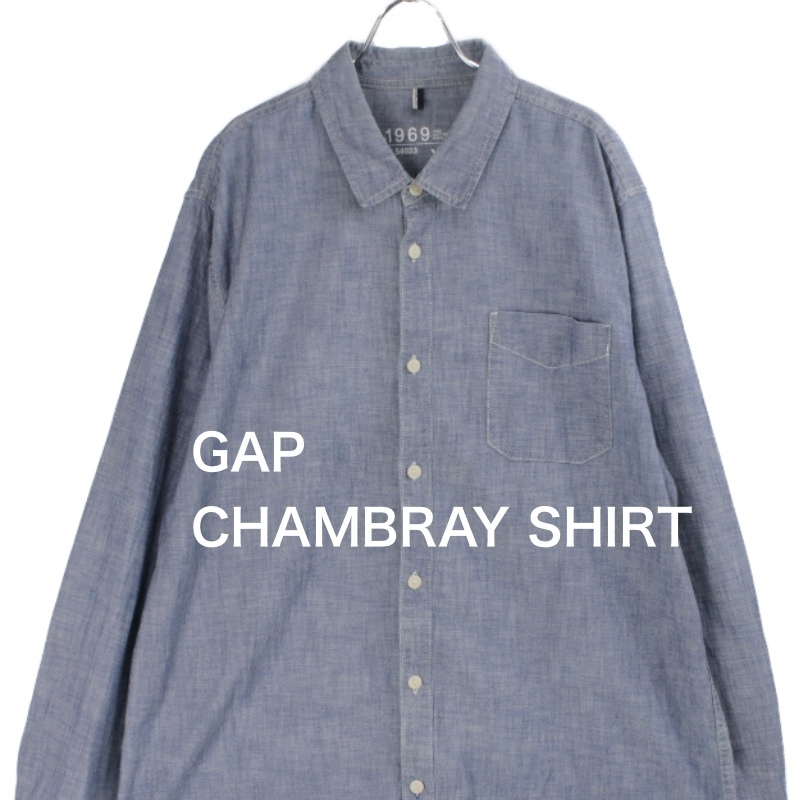 GAP ギャップ　シャンブレーシャツ [9018971]