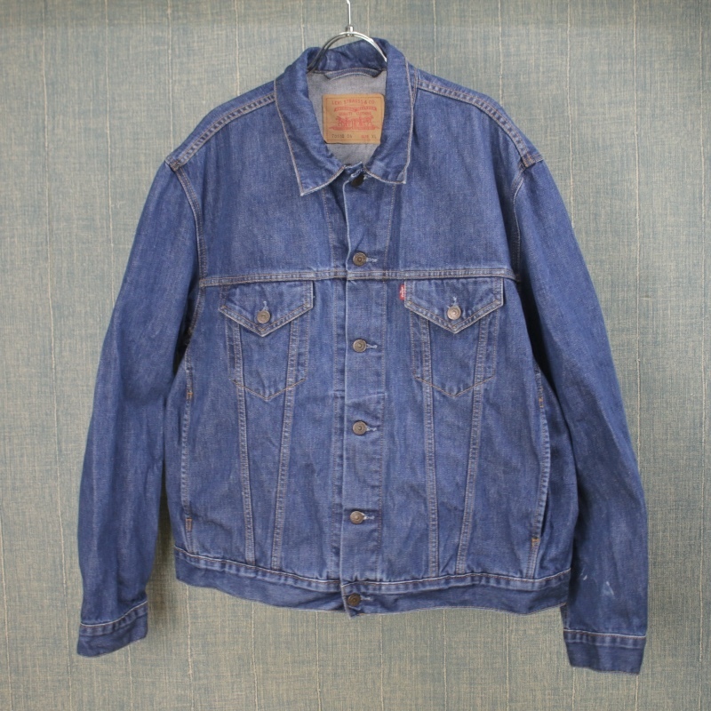 ユーロ リーバイス Levi’s 70550-0414デニムジャケット XL Gジャン [9018991]