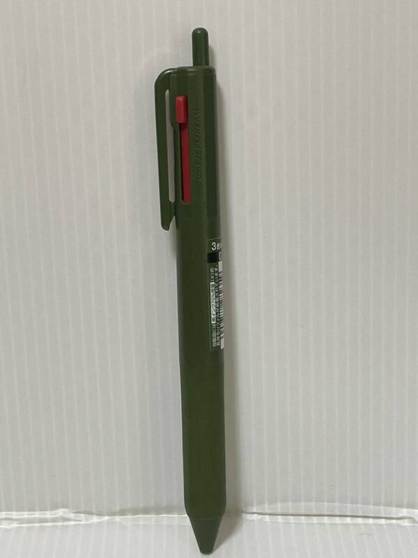 uni ジェットストリーム 3色ボールペン ダークオリーブ 0.7mm 未使用品
