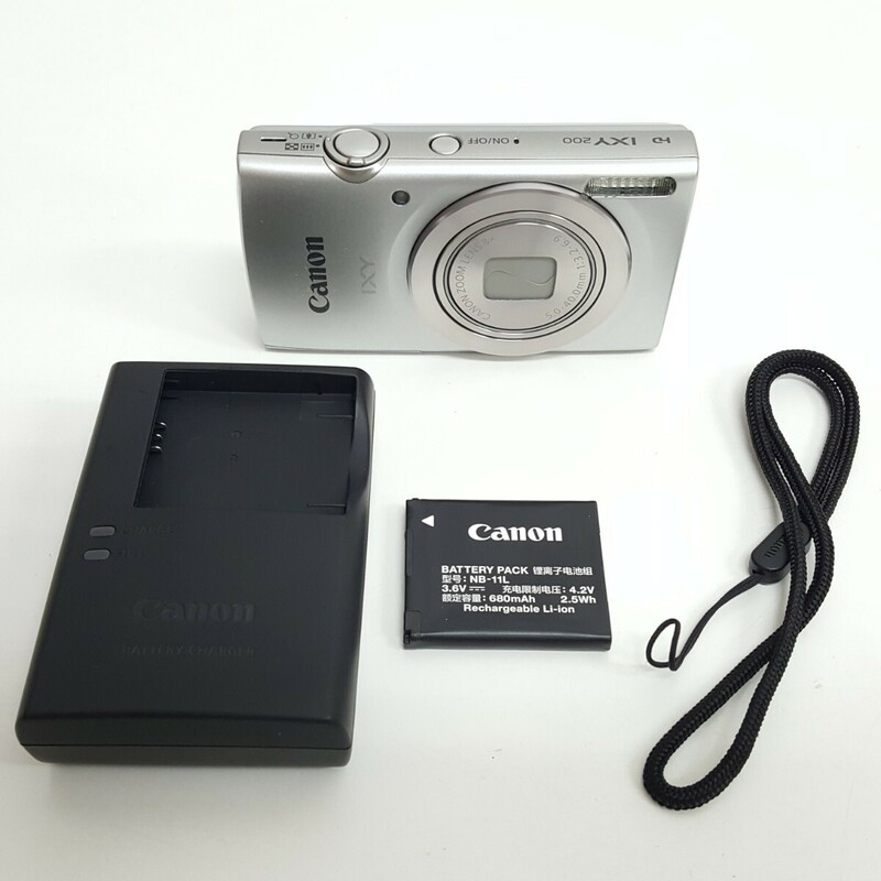 【 IXY200 】Canon キヤノン デジタルカメラ IXY 200 シルバー
