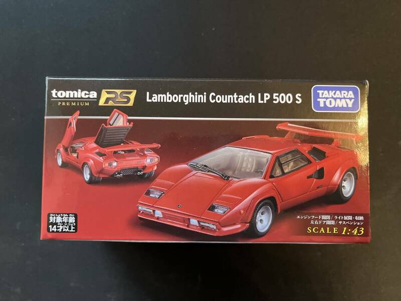 ＃　ランボルギーニ カウンタック Lamborghini Countach LP 500 S（レッド）（トミカプレミアム RS ）トミカ RS 1/43 赤 レッド
