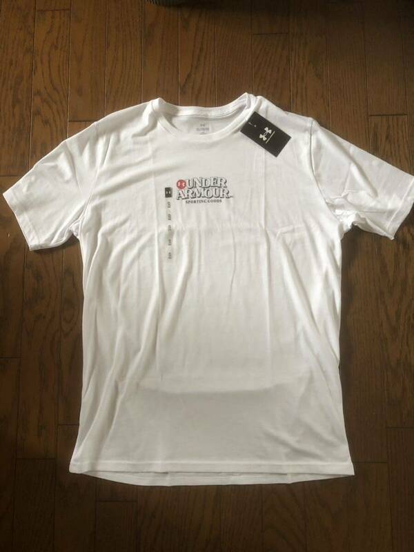 UNDER ARMOR アンダーアーマー Tシャツ XL 白 未使用 現状