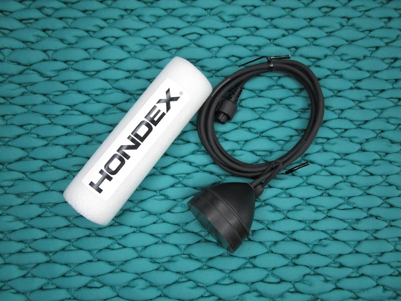 純正 HONDEX ホンデックス TD08 (150-300kHz) コード2m プラグ3P PS-610C ワカサギ用振動子